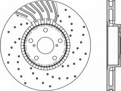 OPEN PARTS bdrs228525 -  Тормозной диск
